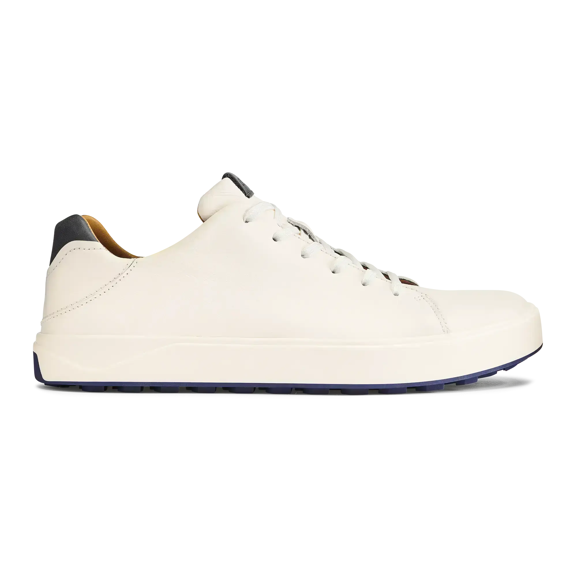 Wai'alae Men's Waterproof Leather Golf Shoes - White