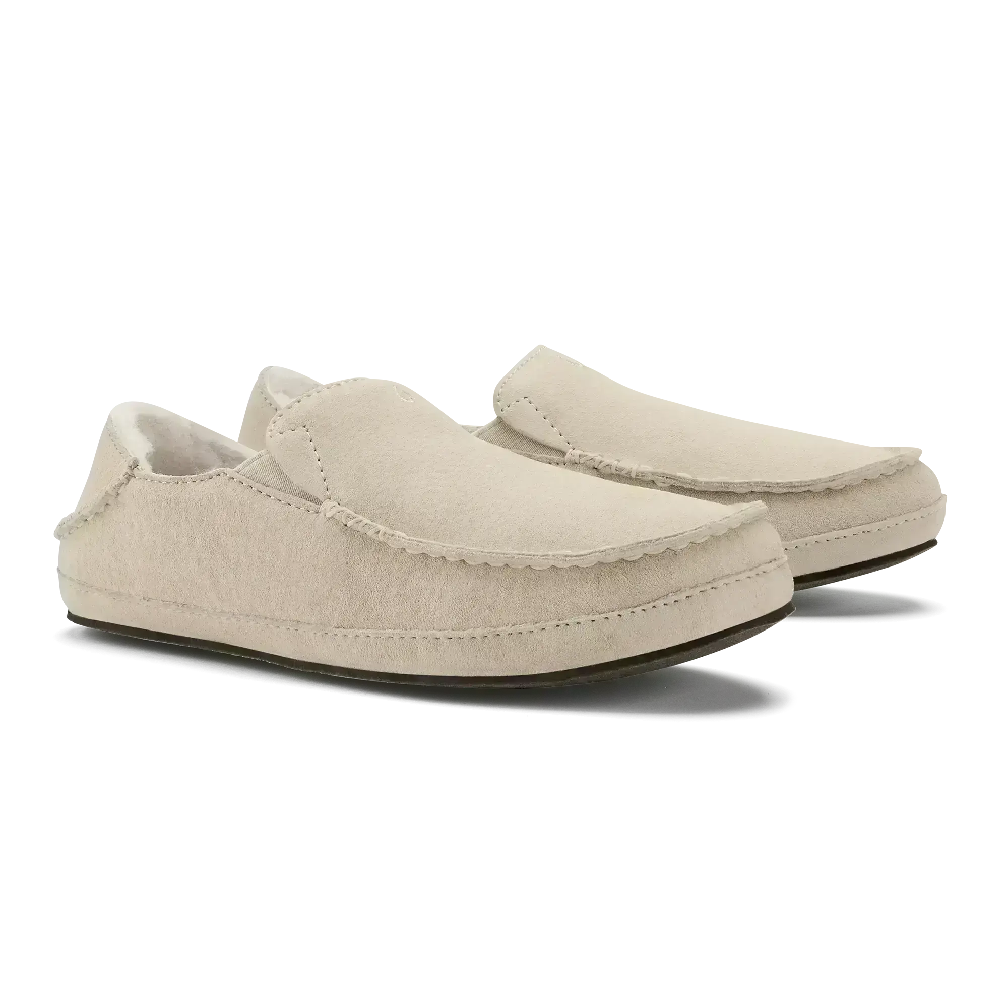 Nohea Women's Leather Slippers - Bone - Image 5