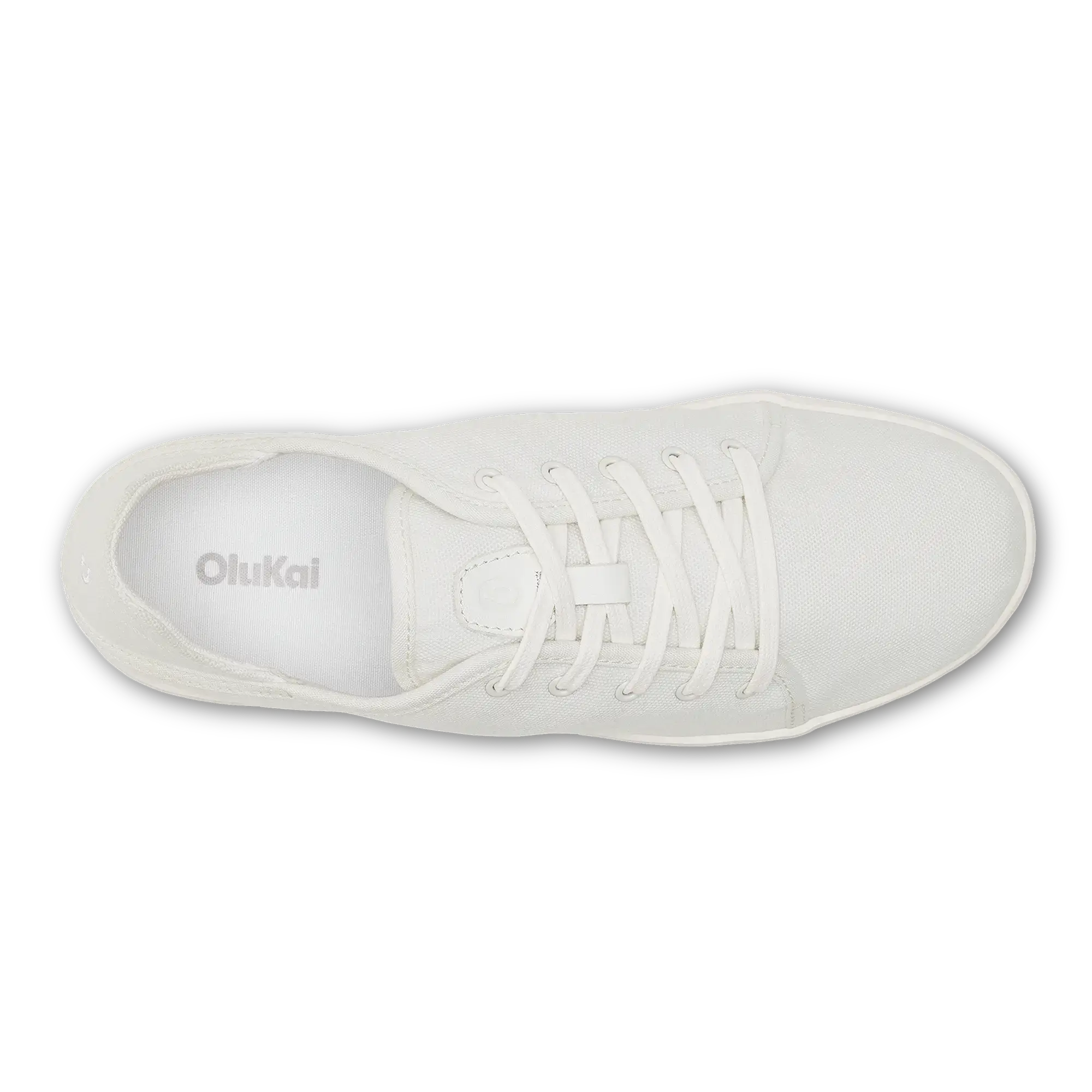 OluKai Pehuea L Canvas Women's Sneakers - Bright White - Image 5