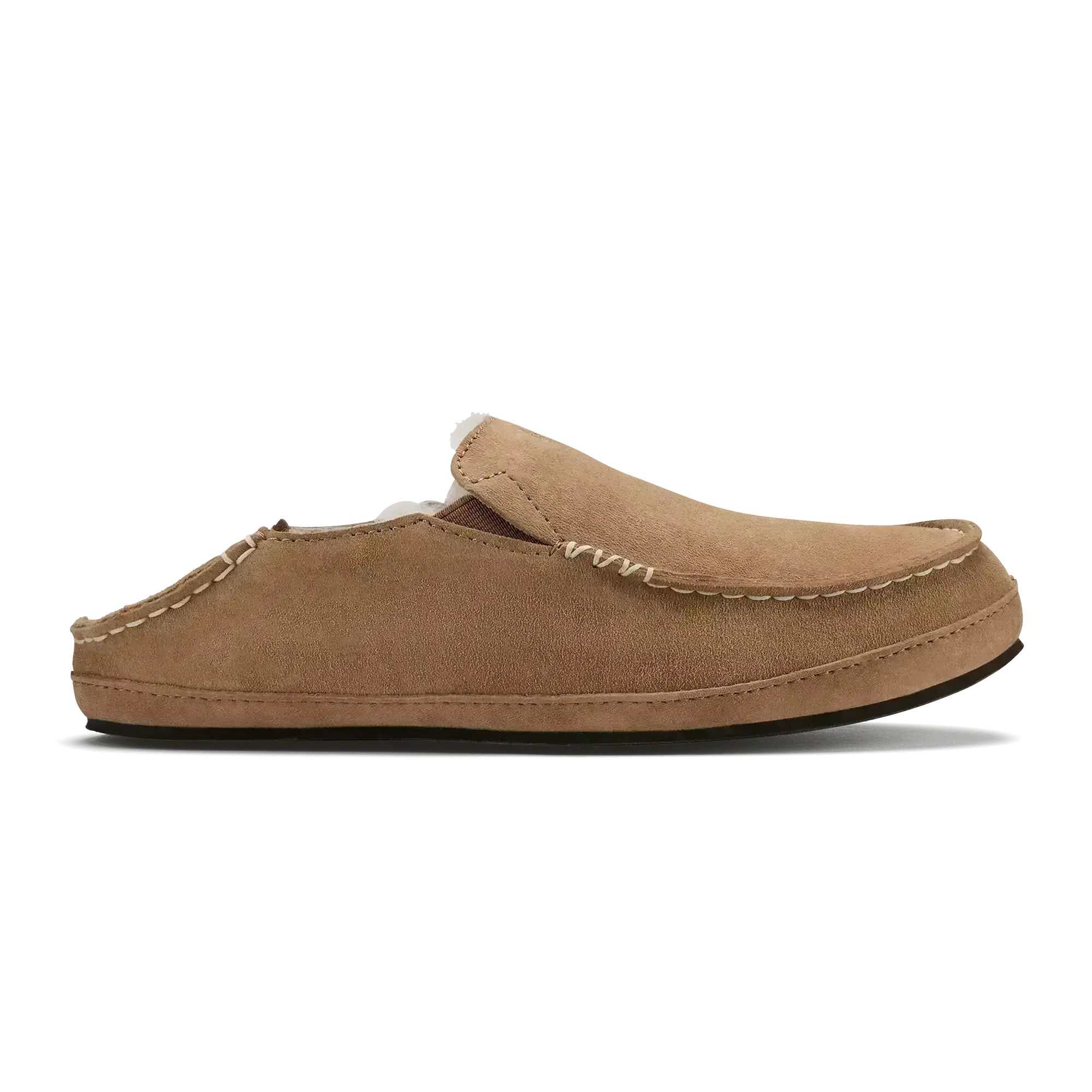 Nohea Women's Leather Slippers - Tan - Image 4