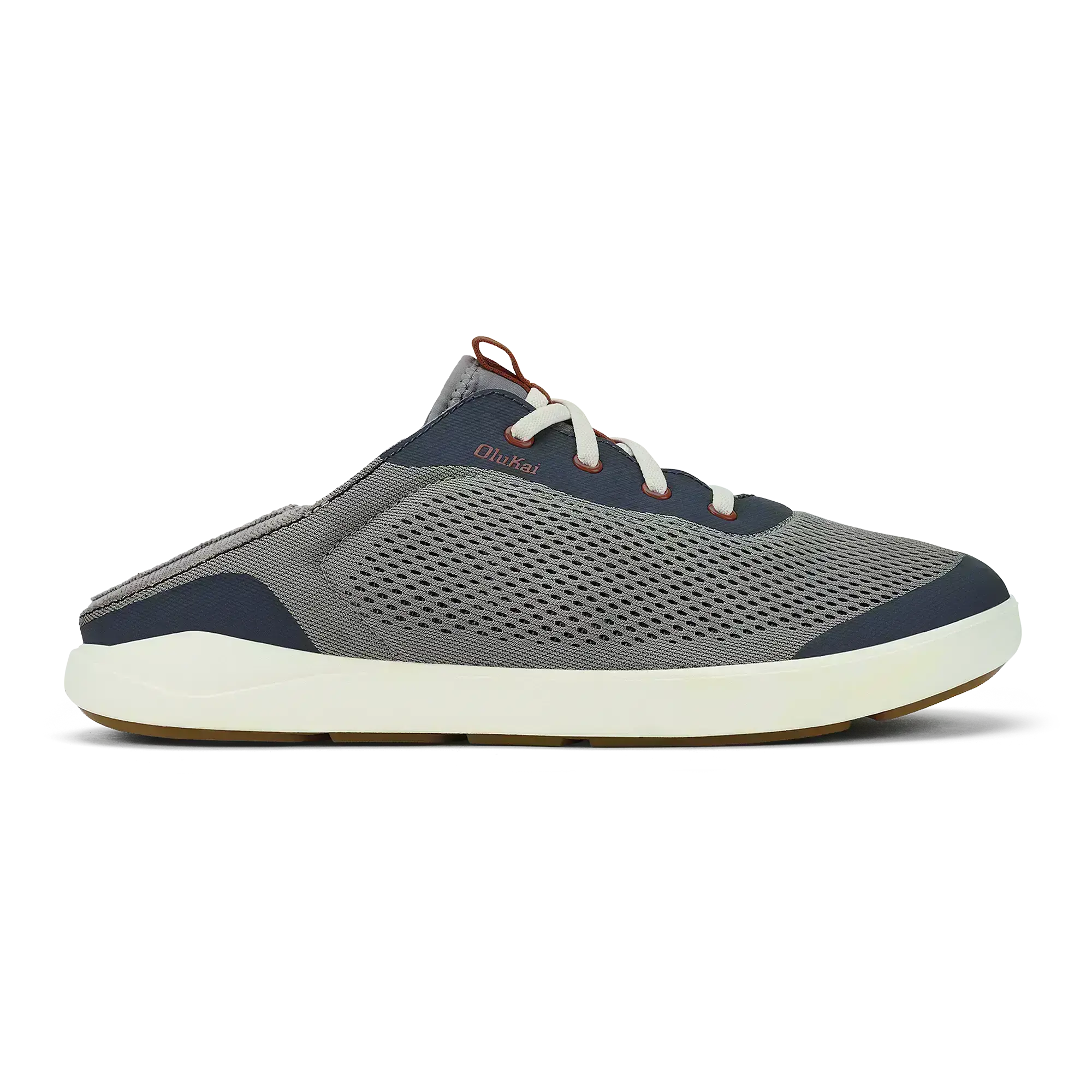 Moku Pae Men's Boat Shoes - Ash / Trench Blue - Image 3