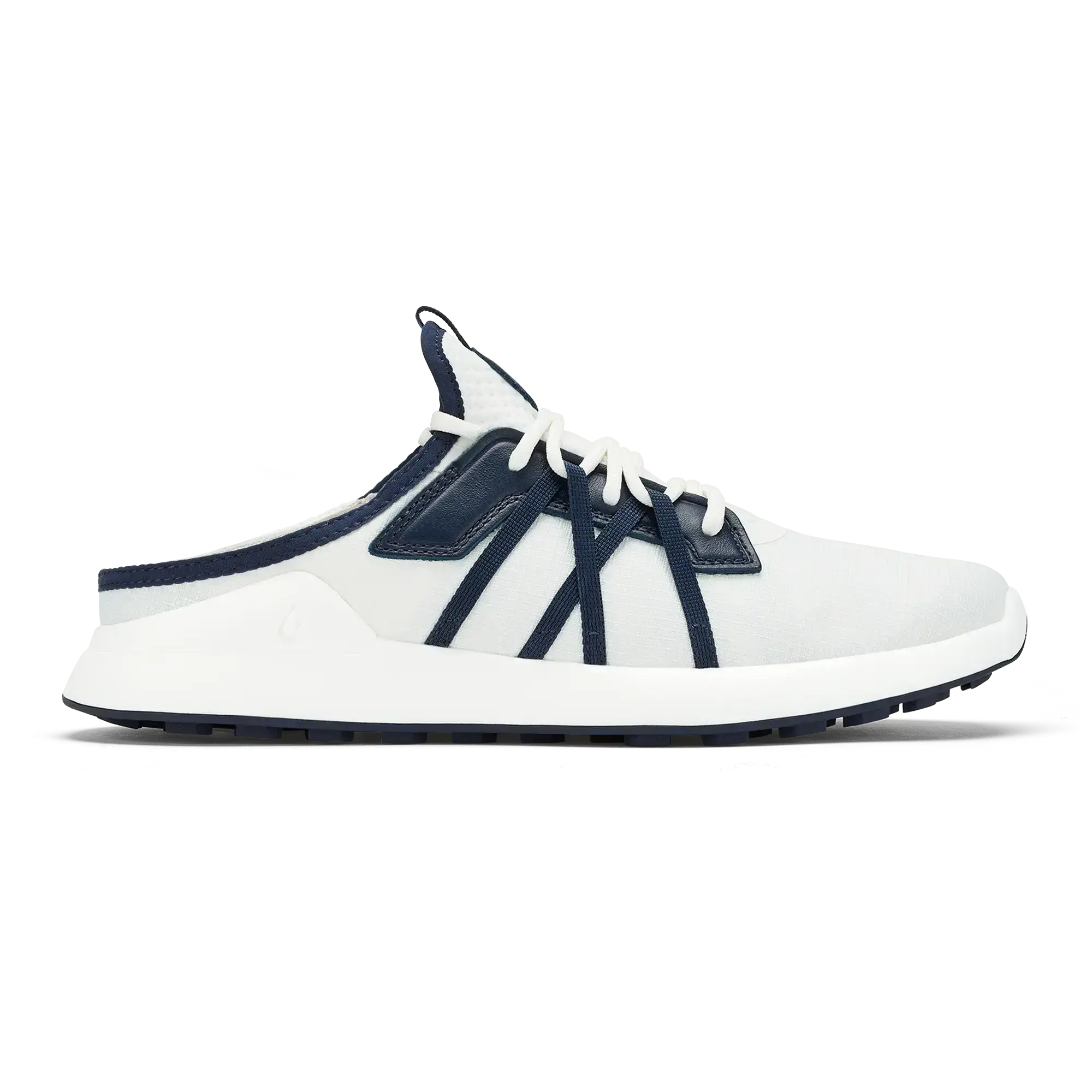 Manele Men's Breathable Golf Shoes - Bright White / Mood Indigo - Image 3