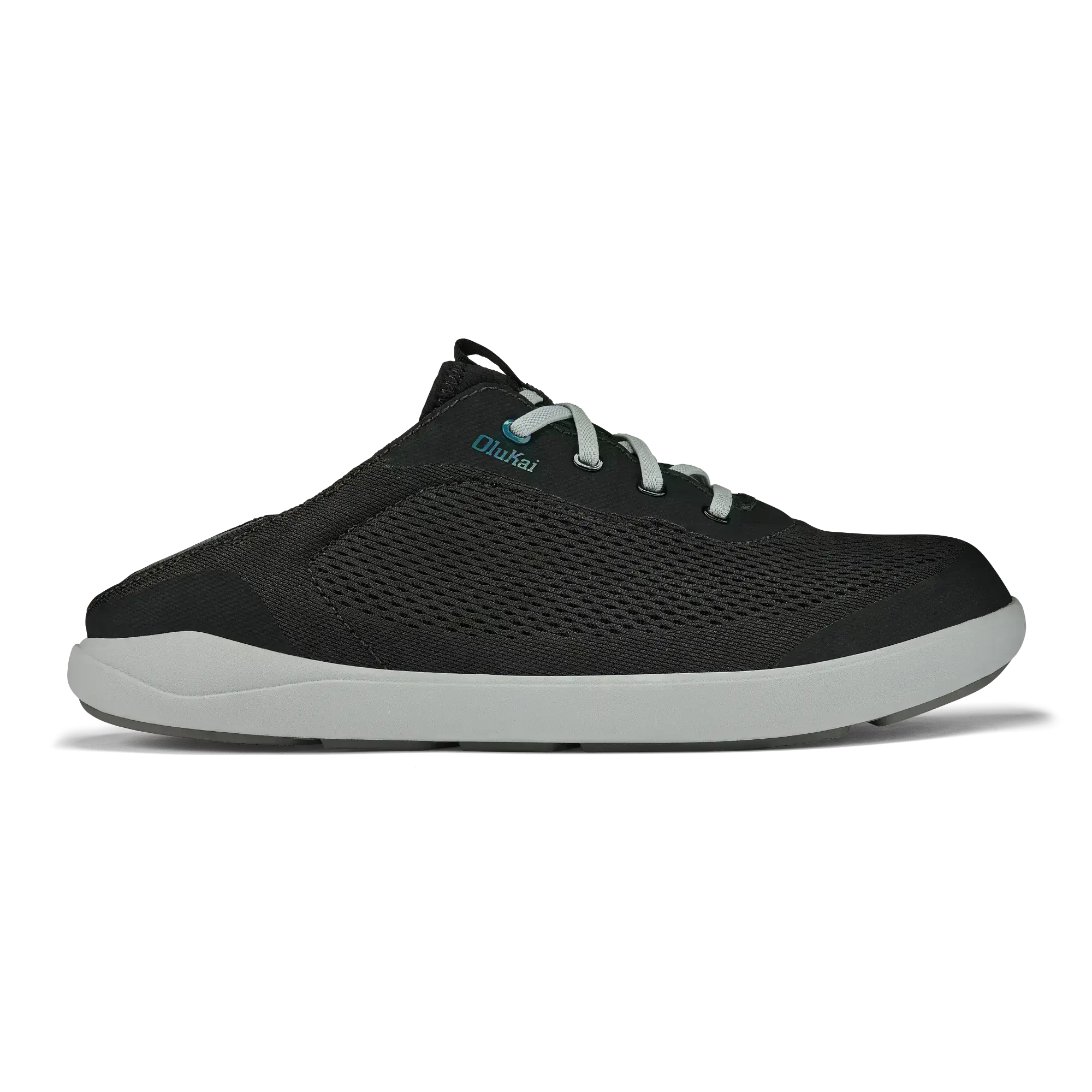 Moku Pae Men's Boat Shoes - Black / Blue Coral - Image 3