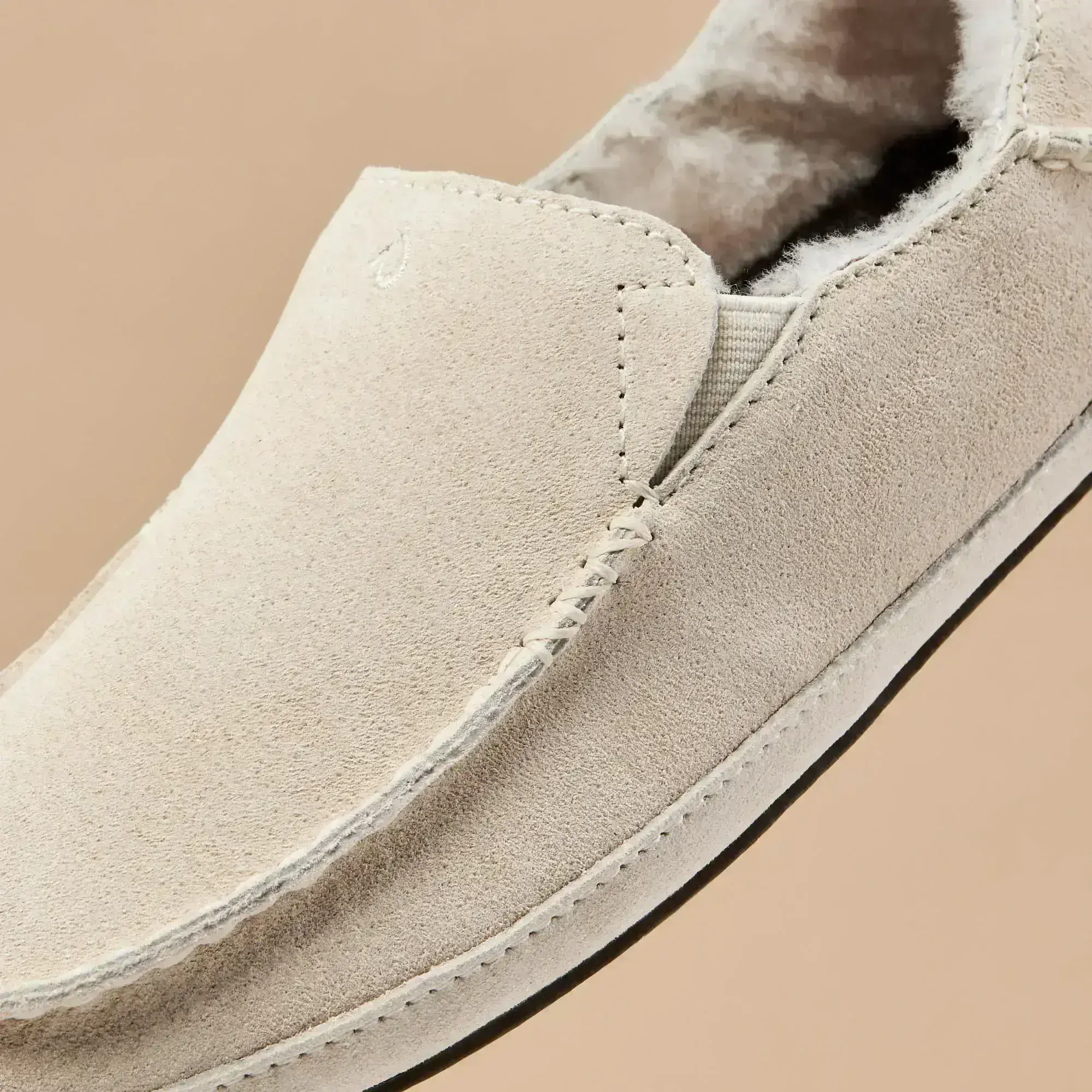 Nohea Women's Leather Slippers - Bone - Image 2