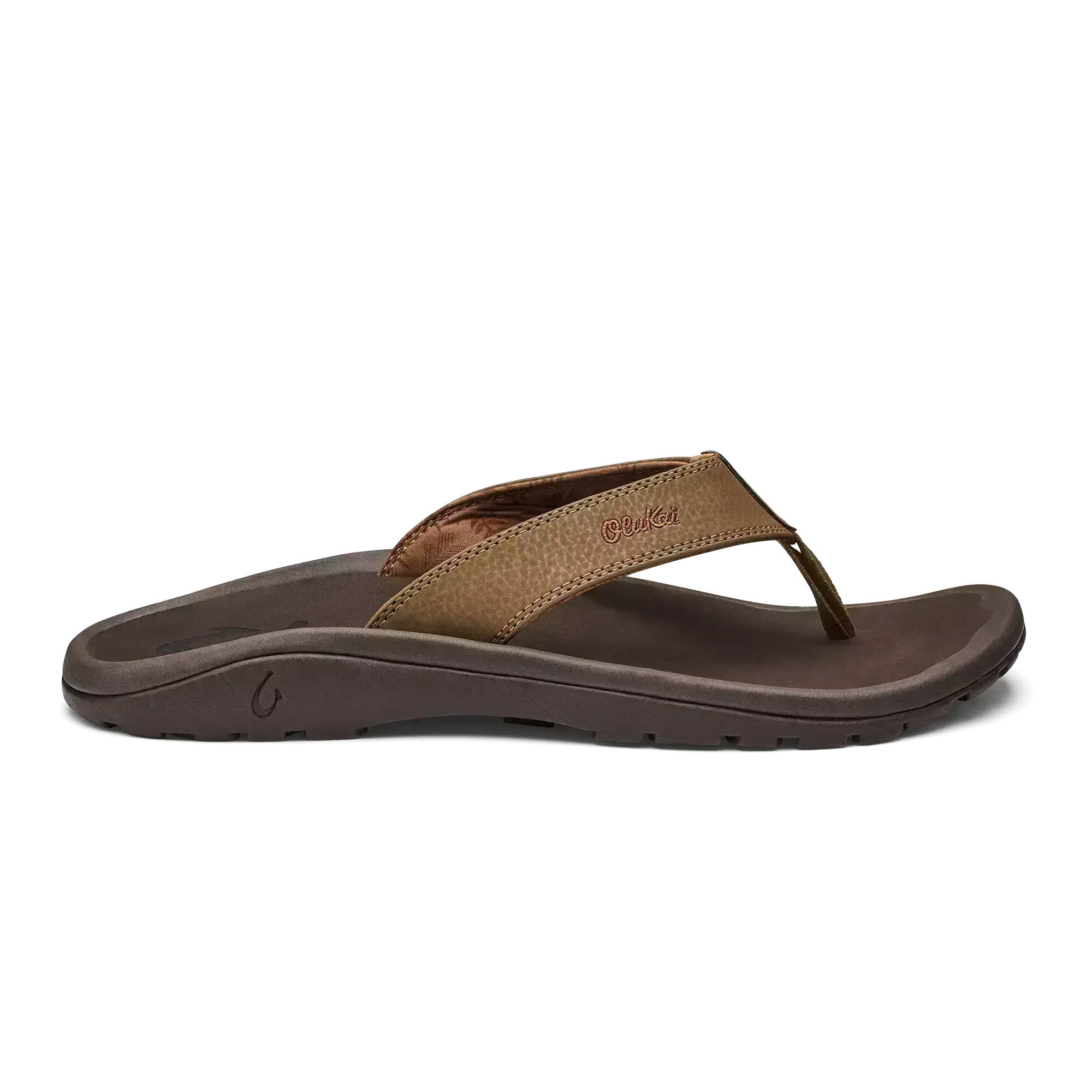 'Ohana Men's Best Selling Beach Sandals - Tan / Dark Java