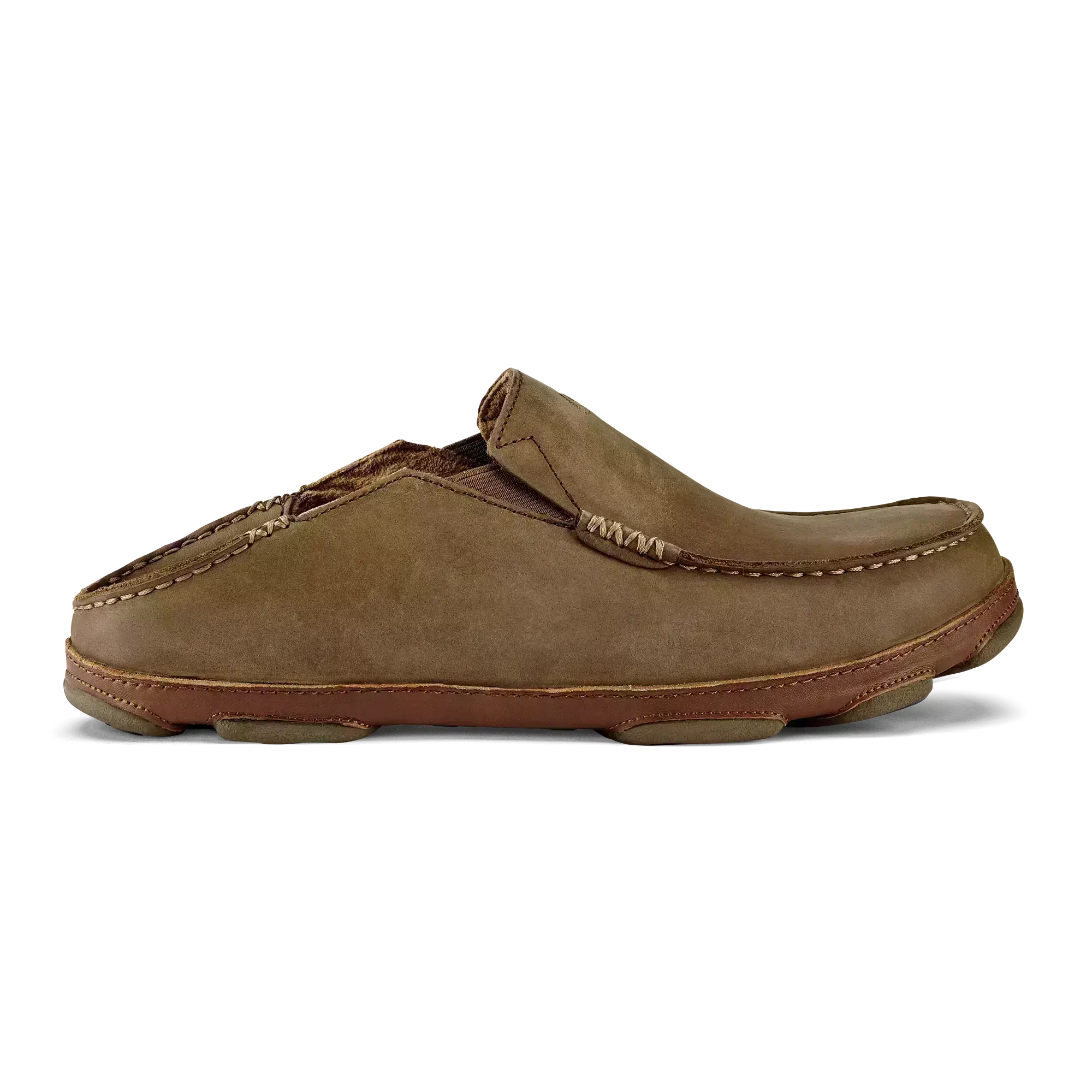 Molo Men's Leather Slip On Shoes - Ray / Toffee - Image 3